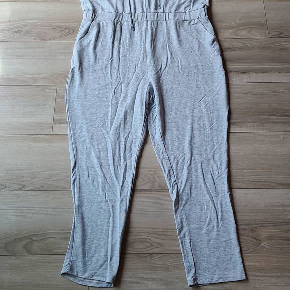 BLUE Orchid NEW Women's One Piece Sleeveless Romper with Pockets sz 1x Heather… - Picture 5 of 9